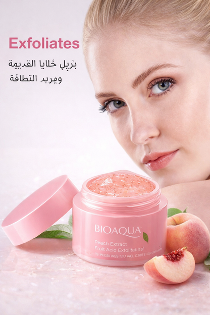 Peach Extract Fruit Acid Exfoliating Face Gel Cream
