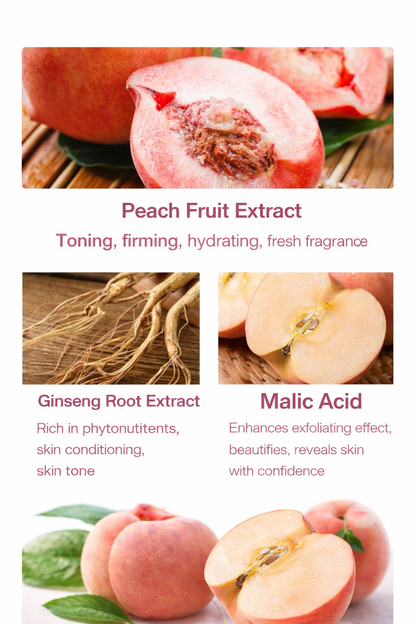 Peach Extract Fruit Acid Exfoliating Face Gel Cream